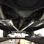 Exhaust installation on 1968 Pontiac Beaumont