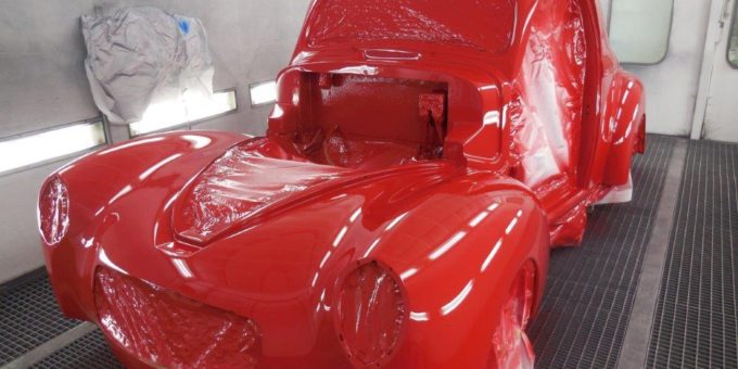 41 Willys Primer and Paint