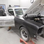 65-mustang fastback body work