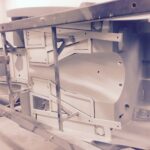 1948 Ford Anglia Restoration - Frame sandblasting and powder coating