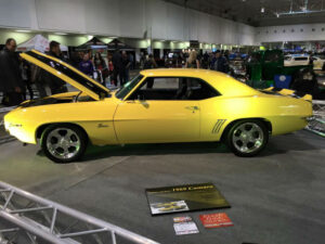 Restored 1969 Camaro at the car show