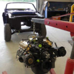 1965 Ford Mustang Restoration - Motor installation