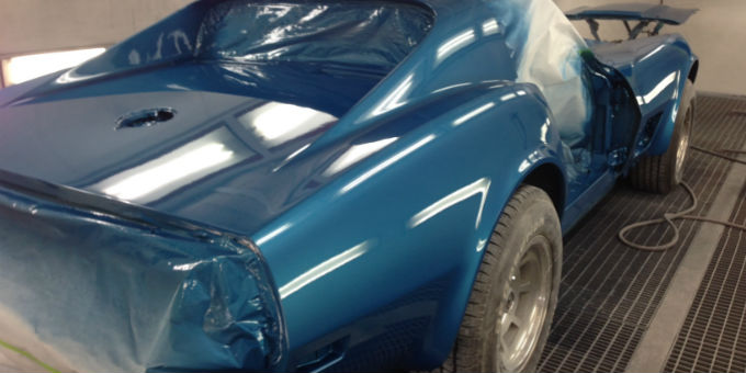 Rob’s 1974 Corvette Painted